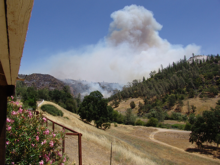 Fire on the ridge pic